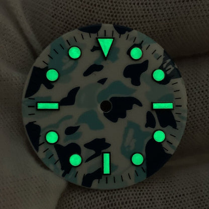 Green Luminous Camouflage Watch Accessories